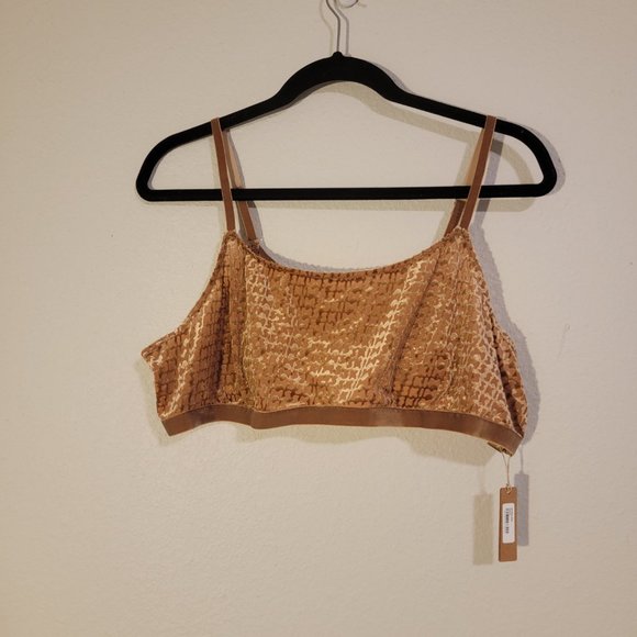 SKIMS Brown Textured Bra - Picture 3 of 3